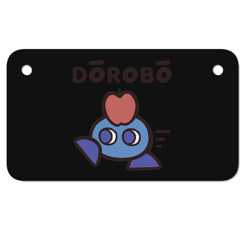 Dorobo - Cryptic Nihongo - Cartoon Thief With Japanese Motorcycle License Plate | Artistshot