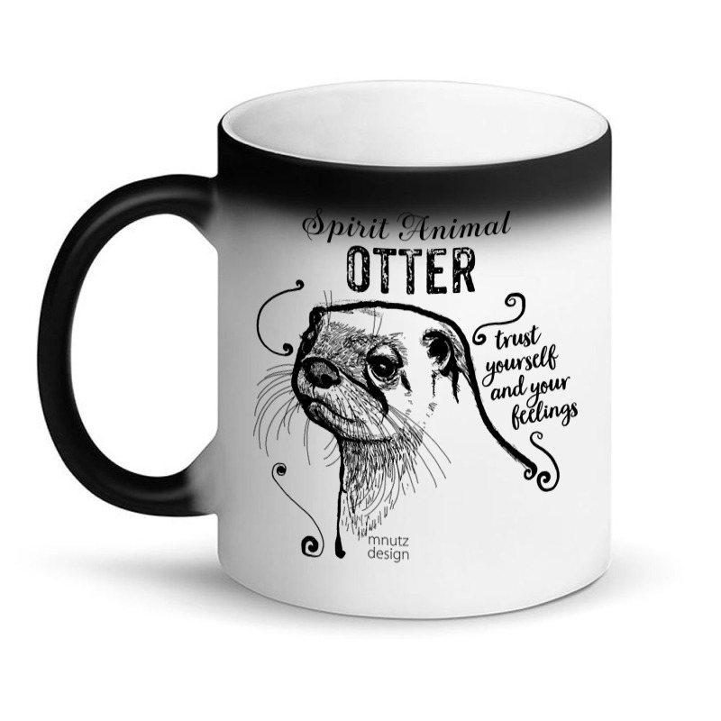 Trending Spirit Animal - Otter Black Magic Mug | Artistshot