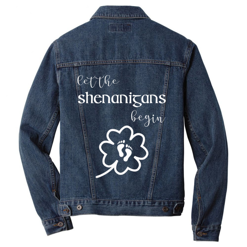 Trending St Patrick's Day Pregnancy More Shades Of Gv Men Denim Jacket | Artistshot