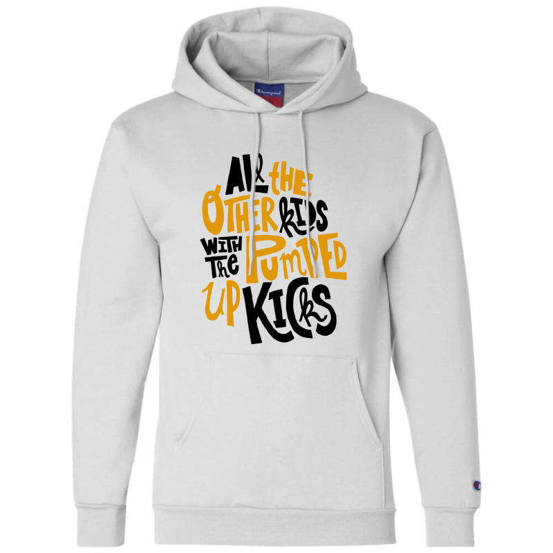 Foster The People Pumped Up Kicks Champion Hoodie. By Artistshot