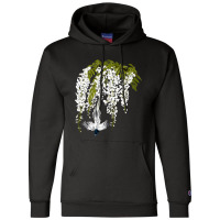 Paradise Flycatcher + White Wisteria Champion Hoodie | Artistshot