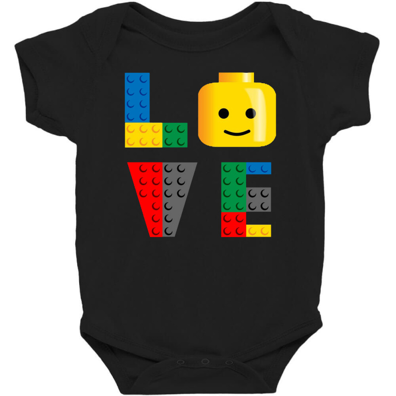Custom Love Lego Baby Bodysuit By Honey Shop Artistshot