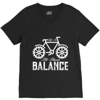 Bicycle Cycling Balance V-neck Tee | Artistshot