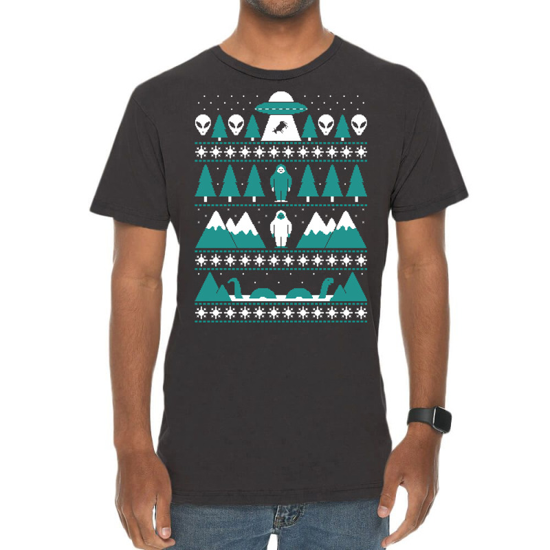 Paranormal Christmas Sweater Vintage T-shirt | Artistshot