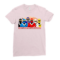 Mighty Morphin Best Series 8 Ladies Fitted T-shirt | Artistshot