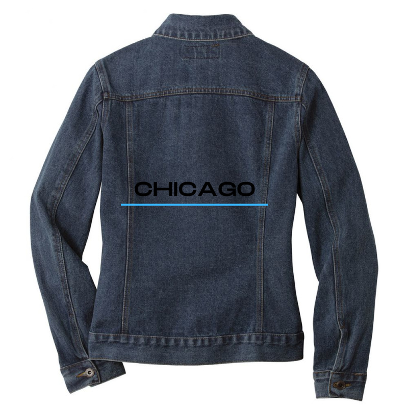 Chicago Ladies Denim Jacket by venbytumny | Artistshot