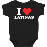 Mens I Love I Heart Latinas Tshirt Funny Red Heart Love Latina T Shirt Baby Bodysuit | Artistshot