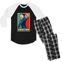 Objection Men's 3/4 Sleeve Pajama Set | Artistshot