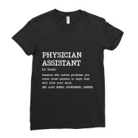 Physician Assistant - Definition Design Ladies Fitted T-shirt | Artistshot