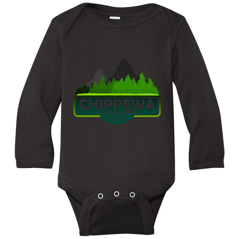 Chippewa National Forest Mn State, Minnesota Usa, Nature Landscape Long Sleeve Baby Bodysuit by venbytumny | Artistshot