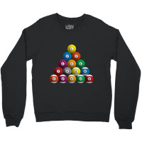 Billiards Pool Balls Racked Set Crewneck Sweatshirt | Artistshot