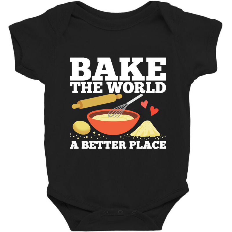 Baking Baker Pastry Chef Baby Bodysuit by reallyfemales1 | Artistshot