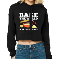 Baking Baker Pastry Chef Cropped Hoodie | Artistshot