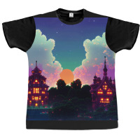 The Castle Of Dreams Graphic T-shirt | Artistshot