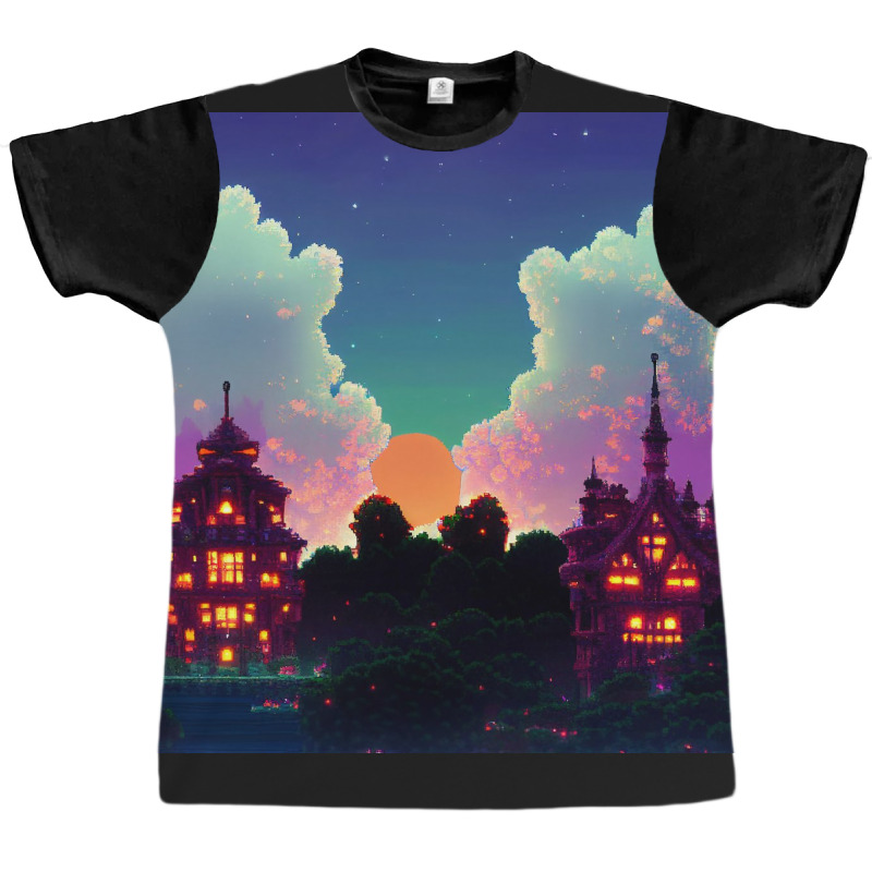 The Castle Of Dreams Graphic T-shirt | Artistshot