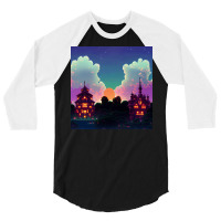 The Castle Of Dreams 3/4 Sleeve Shirt | Artistshot