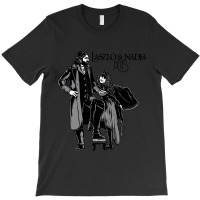 Laszlo And Nadja Bats Black White T-shirt | Artistshot