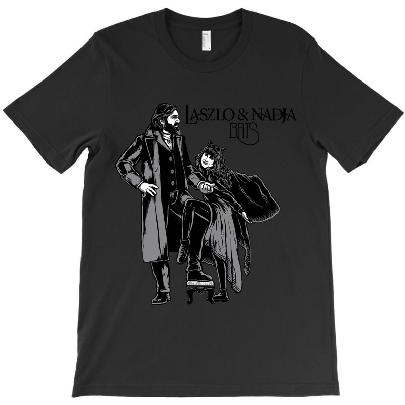 Laszlo And Nadja Bats Black White T-Shirt by geishascessation326 | Artistshot