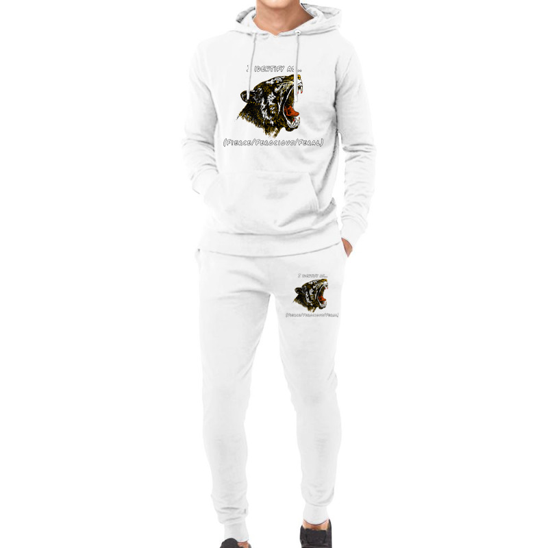 I Identify As Fierce Ferocious Feral Tiger T Shirt Hoodie & Jogger Set | Artistshot