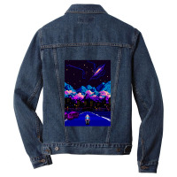 Undefeated Trio Streets Of Rage Arrival Digital Reality Dj Electronic  Men Denim Jacket | Artistshot