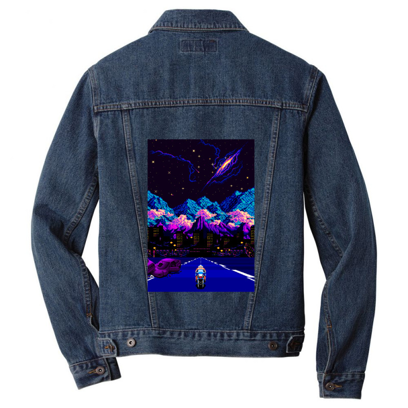 Undefeated Trio Streets Of Rage Arrival Digital Reality Dj Electronic  Men Denim Jacket by DevynGiorgio | Artistshot