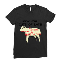 Knitting Knitter Crochet Needle Knitting Lamb Wool Ladies Fitted T-shirt | Artistshot