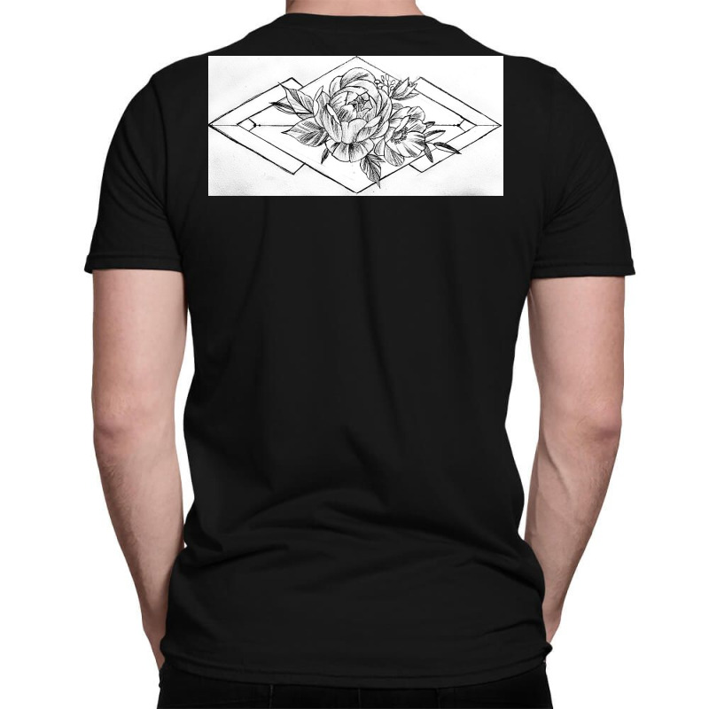 Art Deco Flower Classic T-shirt by katburn | Artistshot