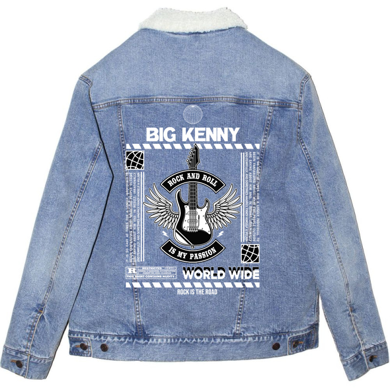 Big Kenny Rock And Roll Is My Passion Unisex Sherpa-lined Denim Jacket | Artistshot