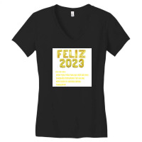 Feliz 2023 Women's V-neck T-shirt | Artistshot