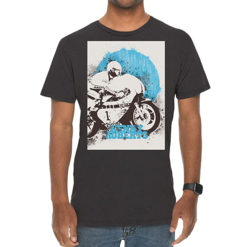 Kenny Roberts Painting Art Vintage T-shirt | Artistshot