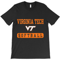 Virginia Tech Hokies Softball Officially Licensed Tank Top T-shirt | Artistshot