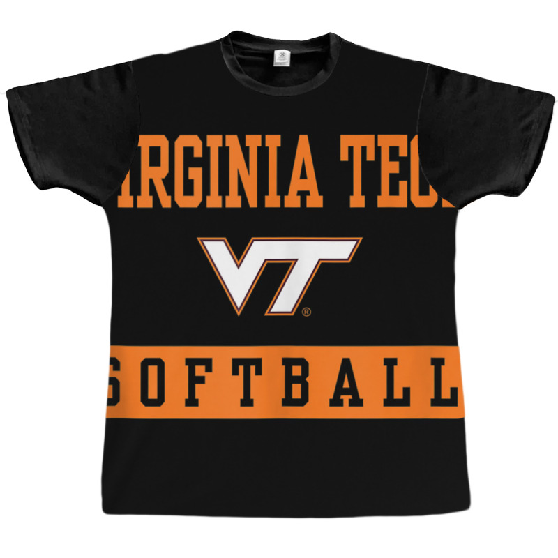 Virginia Tech Hokies Softball Officially Licensed Tank Top Graphic T-shirt | Artistshot