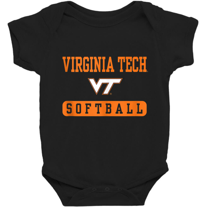 Virginia Tech Hokies Softball Officially Licensed Tank Top Baby Bodysuit | Artistshot