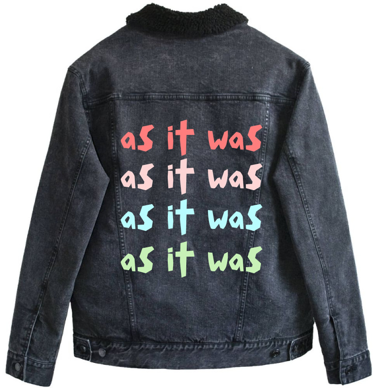 As It Was Unisex Sherpa-lined Denim Jacket | Artistshot