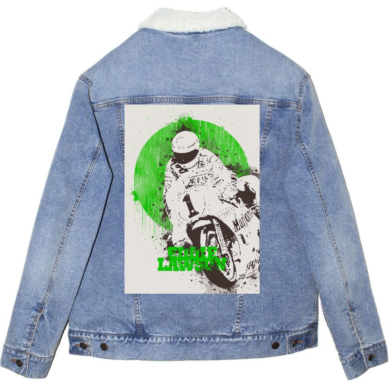 Eddie Lawson Unisex Sherpa-lined Denim Jacket | Artistshot