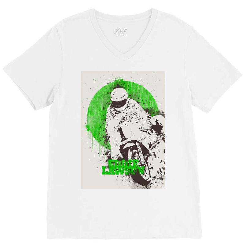 Eddie Lawson V-neck Tee | Artistshot