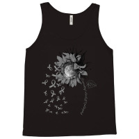 Parkinson's Disease Awareness Sunflower Gray Ribbon Tank Top | Artistshot