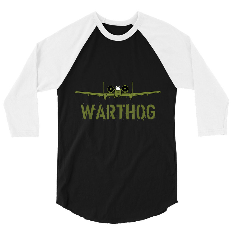 Olive Green A 10 Warthog T Shirt Art Usa Military Jets T Shirt 3/4 Sleeve Shirt | Artistshot