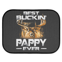 Best Buckin Pappy Ever Shirt Deer Hunting Bucking Father Rear Car Mat | Artistshot