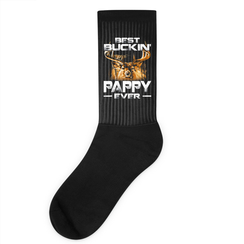 Best Buckin Pappy Ever Shirt Deer Hunting Bucking Father Socks | Artistshot