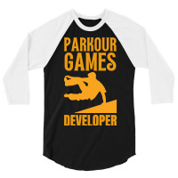 Parkour Games Developer 3/4 Sleeve Shirt | Artistshot