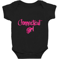 Connecticut Girl Baby Bodysuit | Artistshot