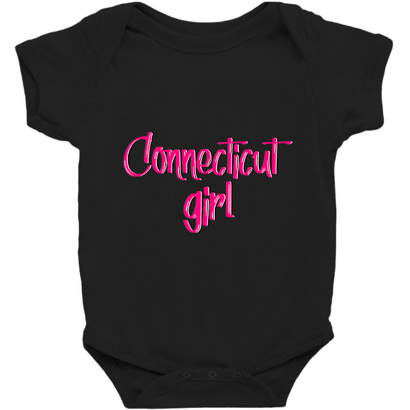 Connecticut Girl Baby Bodysuit | Artistshot