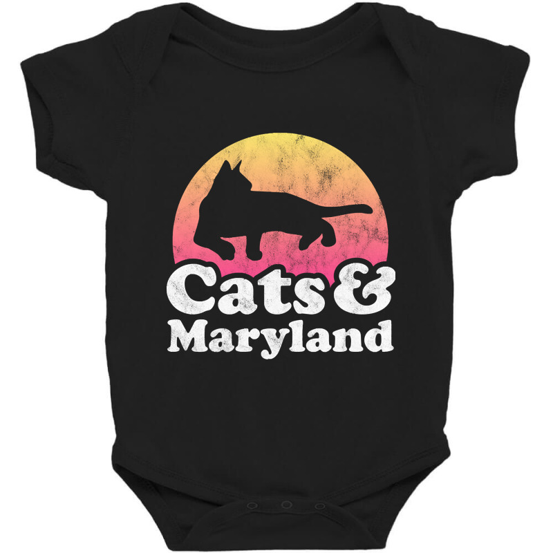 Cats And Maryland Gift For Men, Women, Kids Baby Bodysuit by sausagefencing57 | Artistshot