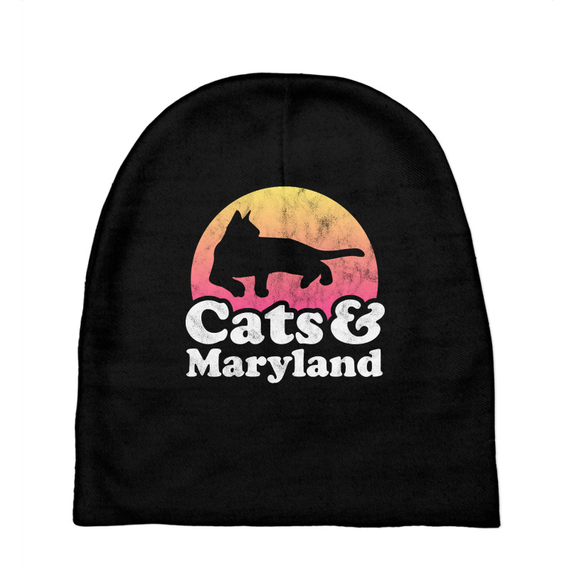 Cats And Maryland Gift For Men, Women, Kids Baby Beanies by sausagefencing57 | Artistshot