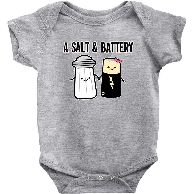 The Salt And Battery Cute Design Baby Bodysuit | Artistshot