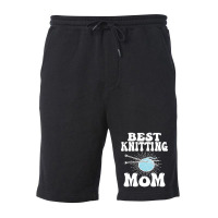 Best Knitting Mom-ytq0z Fleece Short | Artistshot