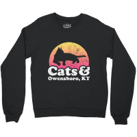 Cats And Owensboro Gift For Men, Women, Kids Crewneck Sweatshirt | Artistshot