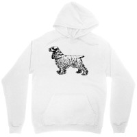 Cocker Spaniel Illustration Unisex Hoodie | Artistshot