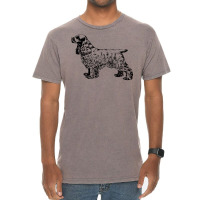 Cocker Spaniel Illustration Vintage T-shirt | Artistshot